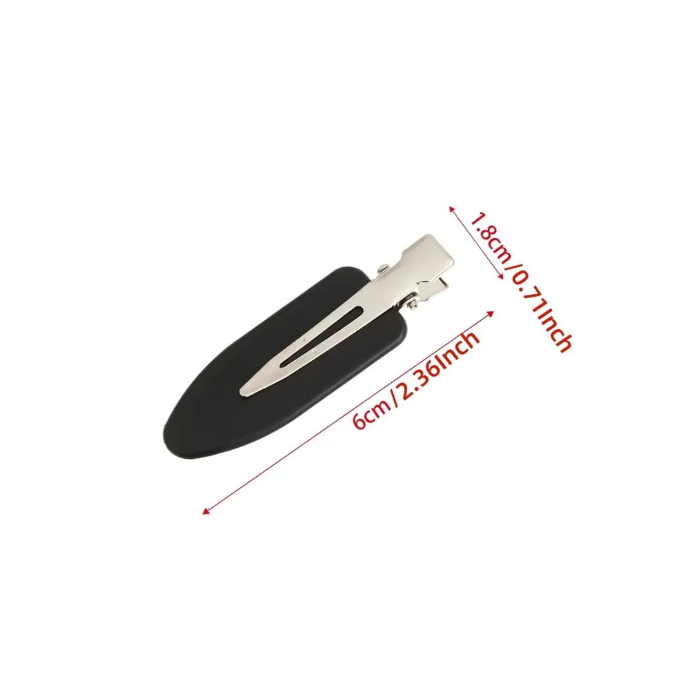 60 Pcs No Bend Hair Clips,Black, White, Pink