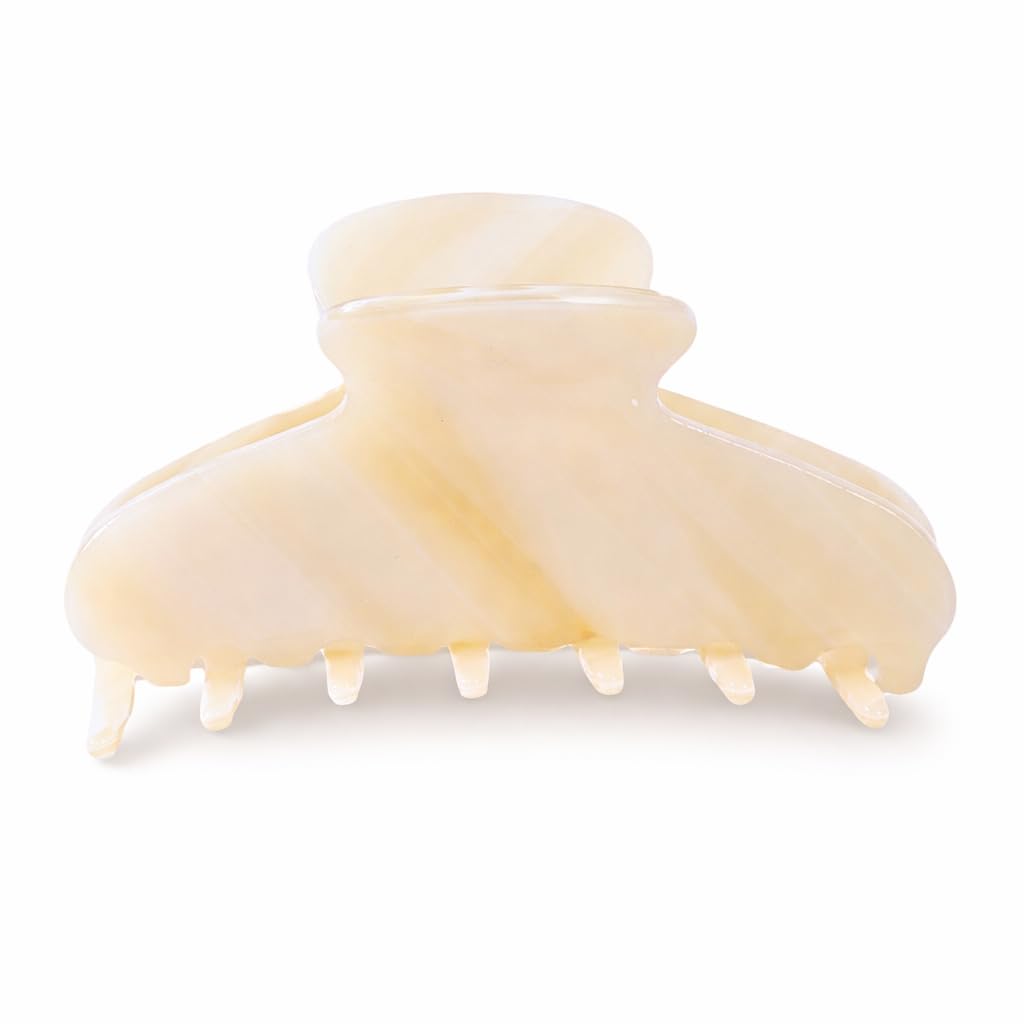Hair Claw Clip – Large & Medium Sizes – Strong Hold, Non-Slip Grip for Thick or Fine Hair – Premium Cellulose Acetate – No Breakage, Gentle Styling for Women (Tortoise, Medium - 3.5")