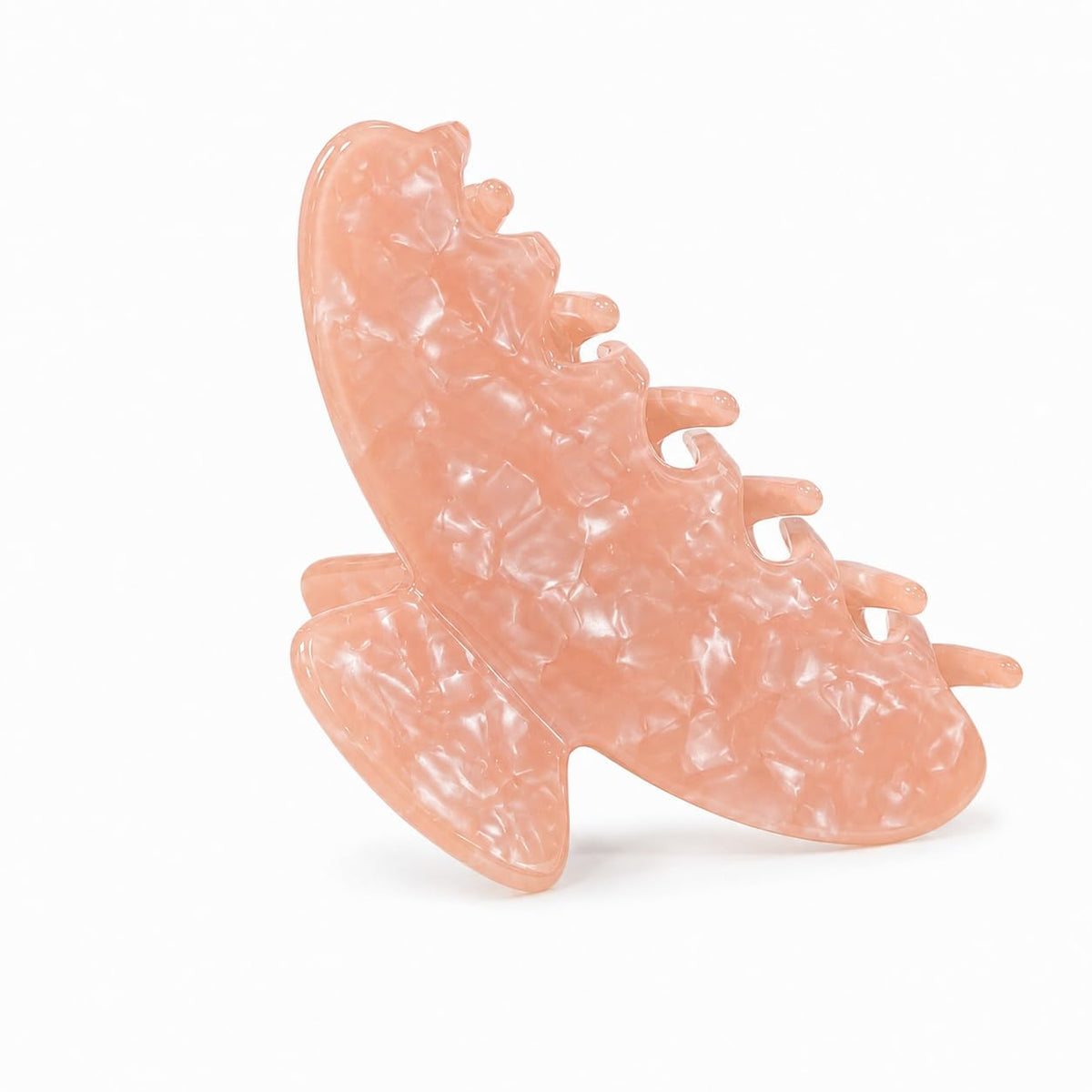 Acetate Hair Claw Clips for Women, Tortoise Shell or Polka Dot Large Hair Clips Strong Hold Hair Claws Gift Box Pack (Blue/Red-2pcs-1 gift box)