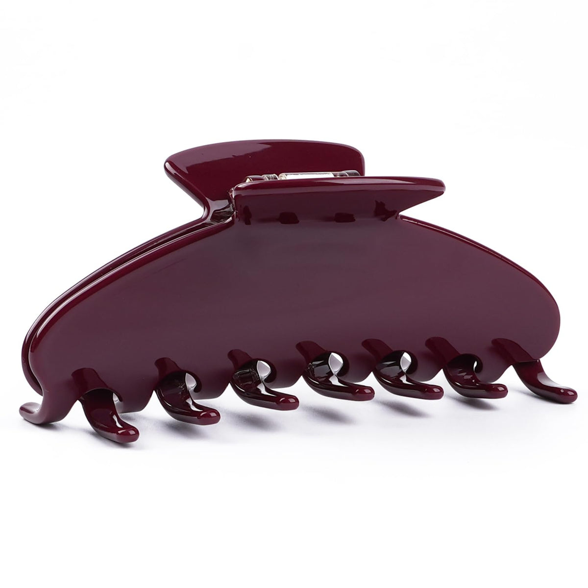 MAORULU Large Cute Claw Clip for Women, 4'', Pearl White