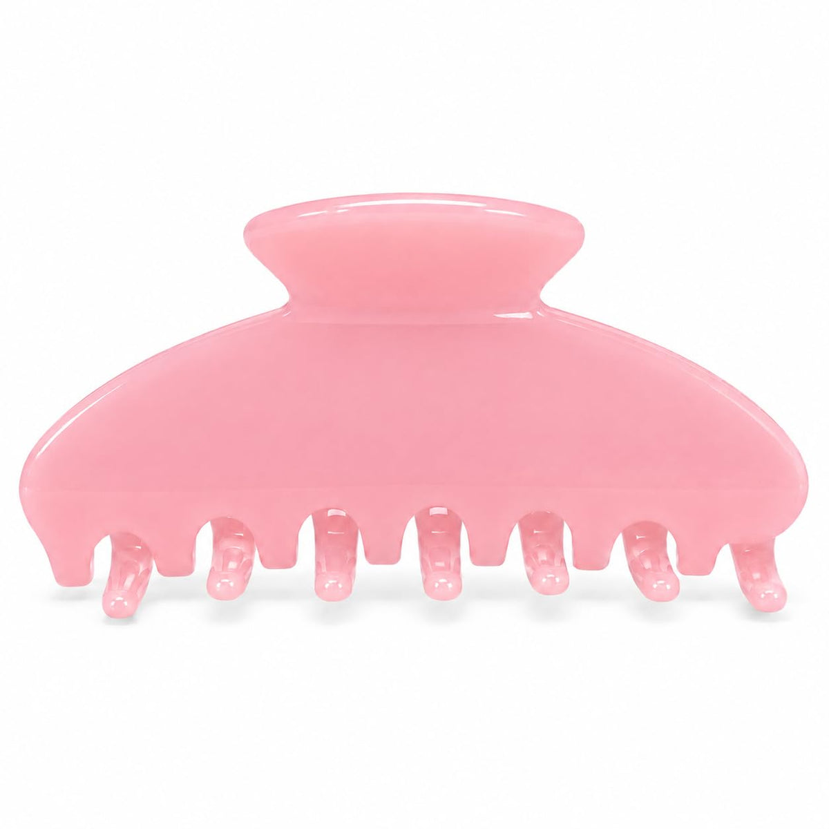 Large Claw Clips | Polka Dot | 3.9-Inch Acrylic, Yellow, 1 Pack