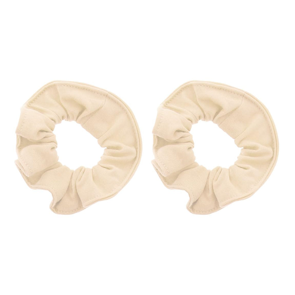 Motique Accessories Large Scrunchies for Thick Hair, 2 Pack, Black