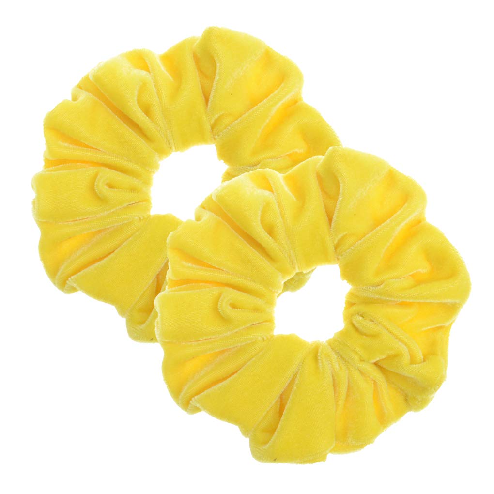 2 Pcs Large Size Scrunchies for Thick Hair Women Hair Ties Accessories (2 Taupe)