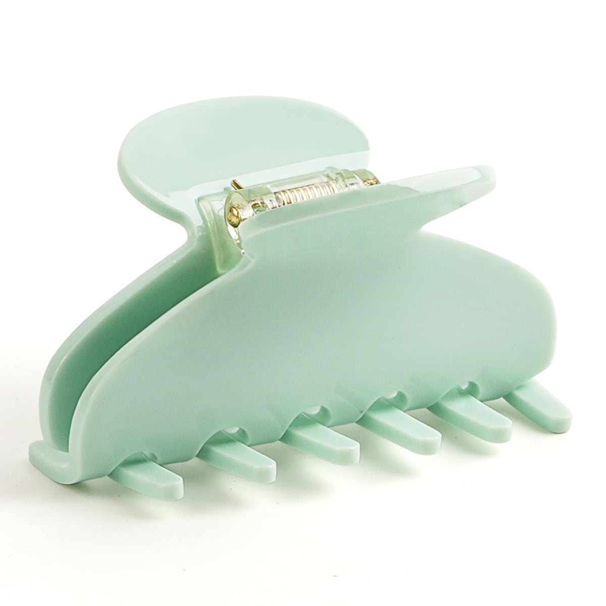 MAORULU Medium Cute Acetate Hair Claw Clip for Women Girls, 3 Inch Tortoise Shell Claw Clips for Thin & Medium Thick Hair, Durable French Banana Clip with Gift Box, Celluloid Accessories