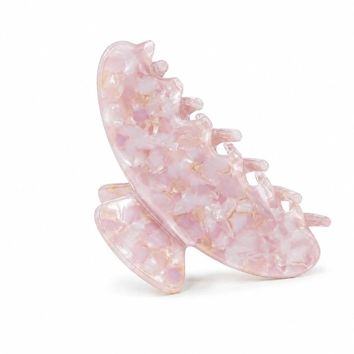 Acetate Hair Claw Clips for Women, Tortoise Shell or Polka Dot Large Hair Clips Strong Hold Hair Claws Gift Box Pack (Blue-1pcs)