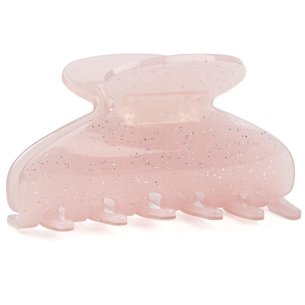 MAORULU Medium Cute Acetate Hair Claw Clip for Women Girls, 3 Inch Tortoise Shell Claw Clips for Thin & Medium Thick Hair, Durable French Banana Clip with Gift Box, Celluloid Accessories