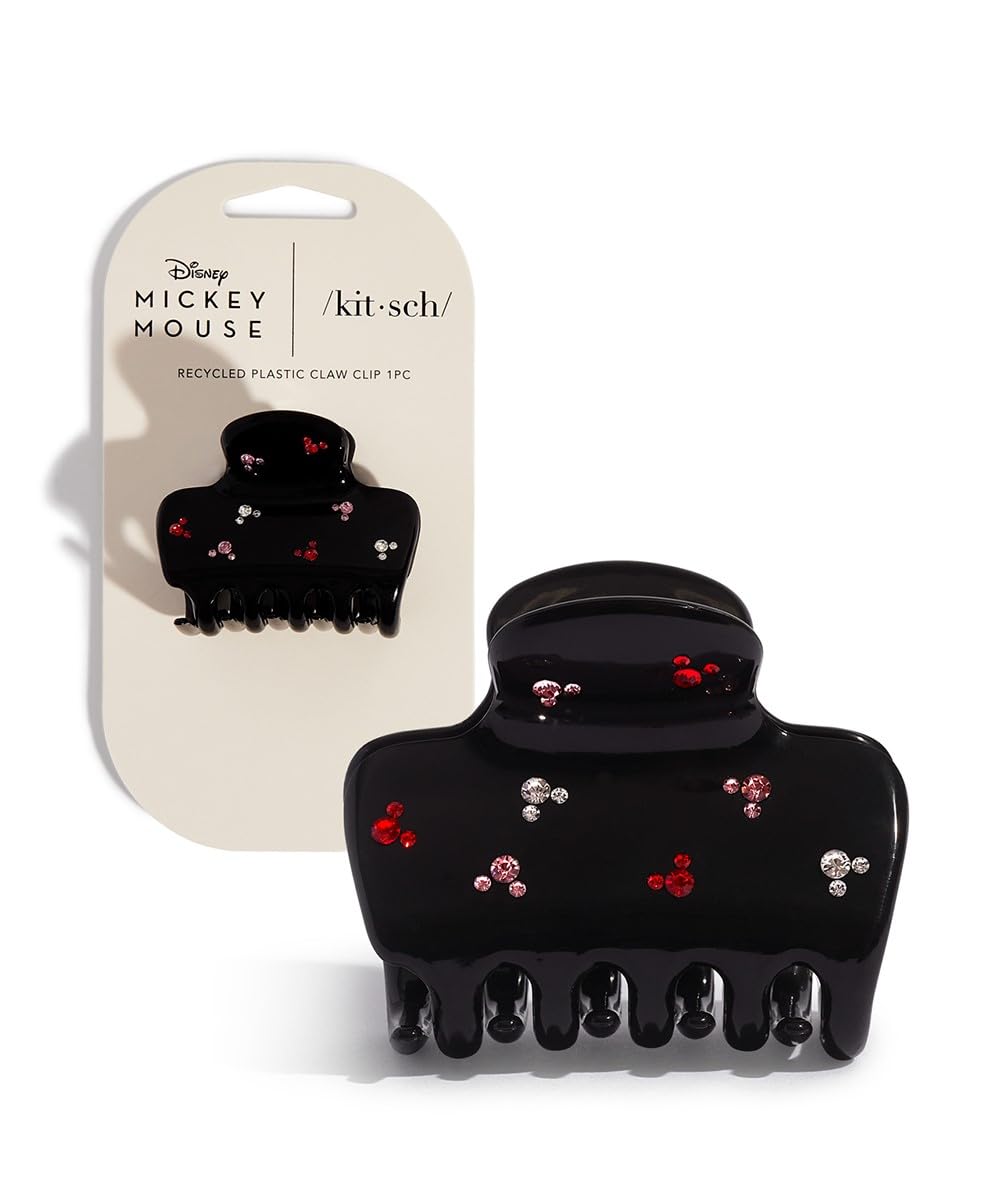 Kitsch Plastic Puffy Claw Clip - Hair Accessories For Women- Chocolate, 1pc