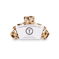 TELETIES - Large Hair Clip - Strong Grip, Bendable Teeth, Comfortable Curved Design - Ideal for Thick Hair - For All Hair Textures - Tortoise