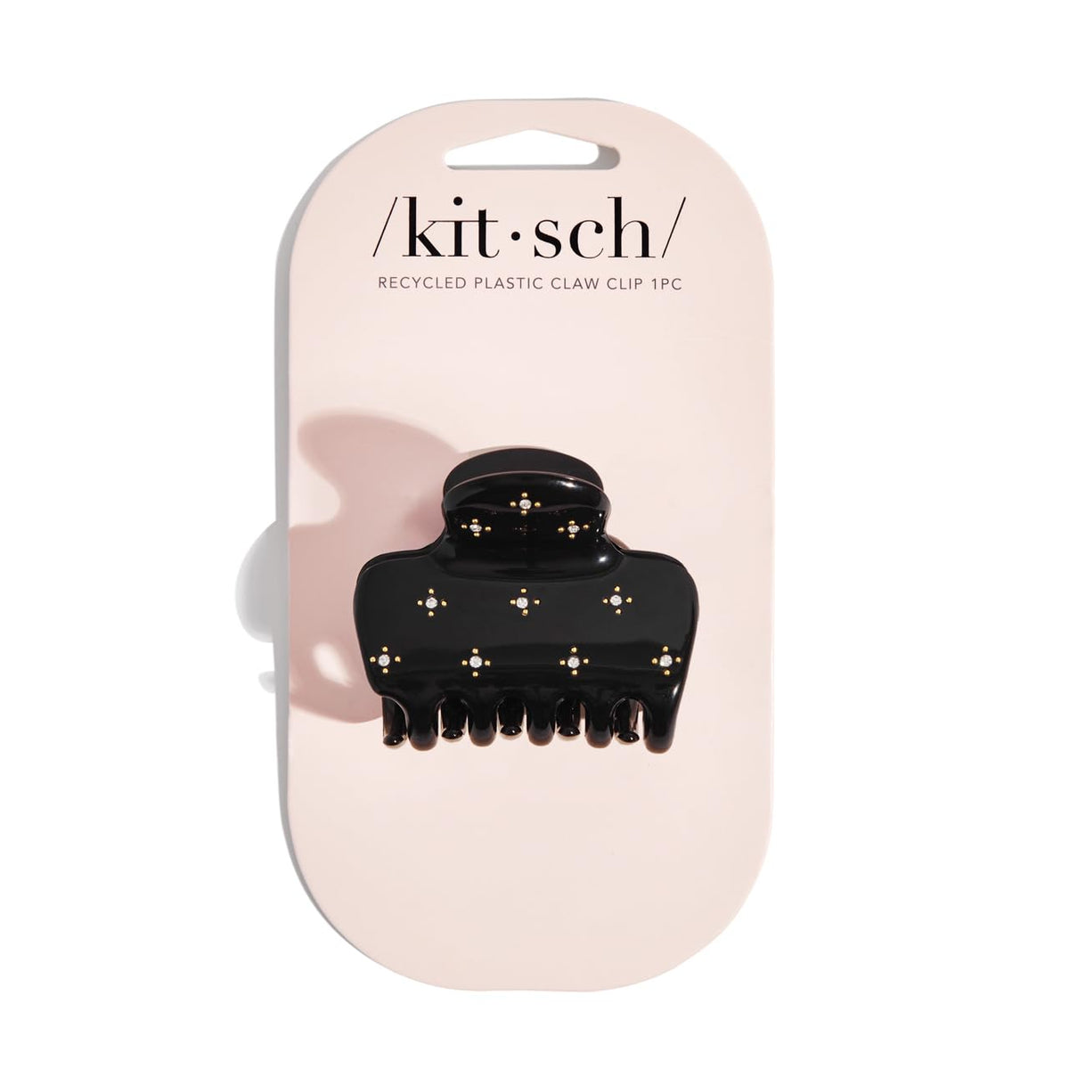 Kitsch Plastic Puffy Claw Clip - Hair Accessories For Women- Chocolate, 1pc