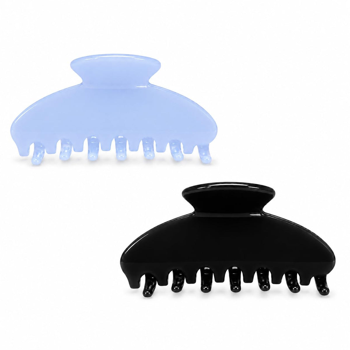 Large Claw Clips | Polka Dot | 3.9-Inch Acrylic, Yellow, 1 Pack