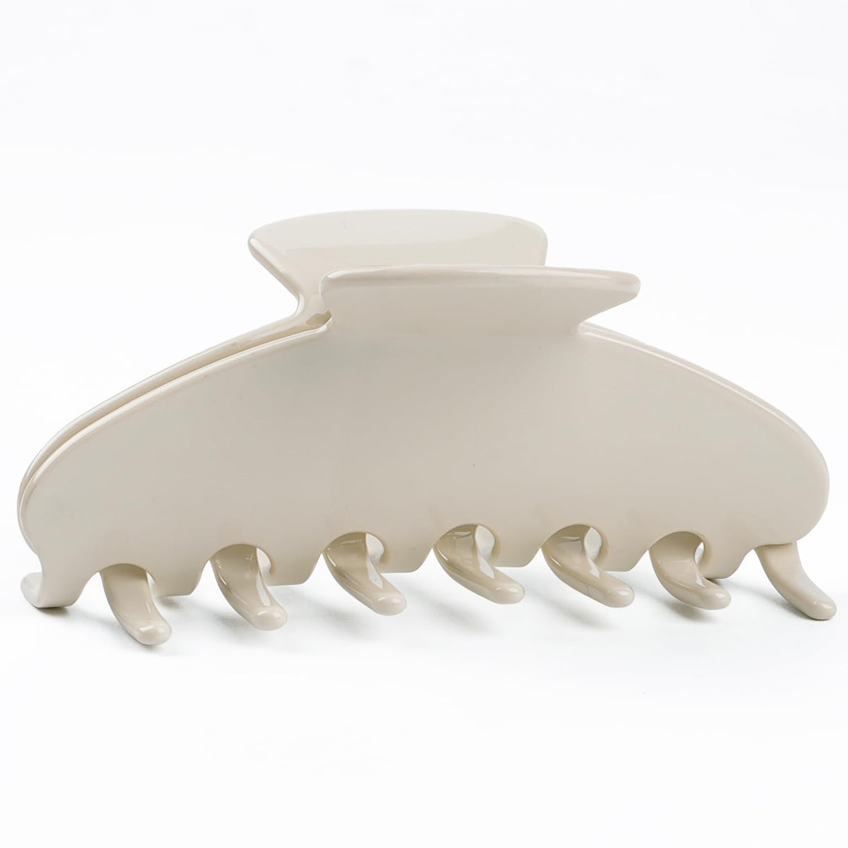 MAORULU Large Cute Claw Clip for Women, 4'', Pearl White
