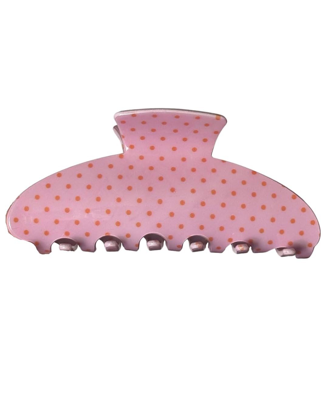 Almere Hair Claw Clip, Striped and Camo Pattern, Women's Hair Accessories for Thick or Thin Hair, 4 inch No-Slip (Pink Stripe)