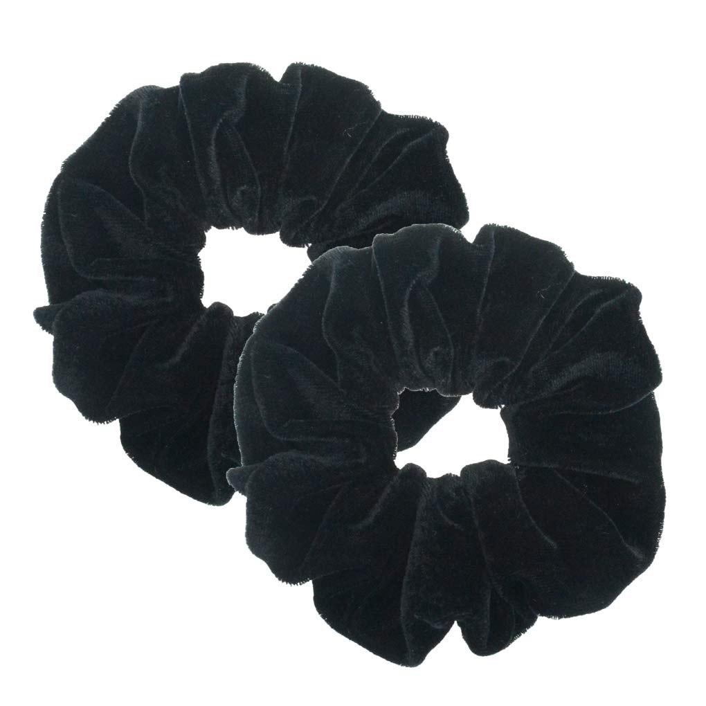 2 Pcs Large Size Scrunchies for Thick Hair Women Hair Ties Accessories (2 Taupe)