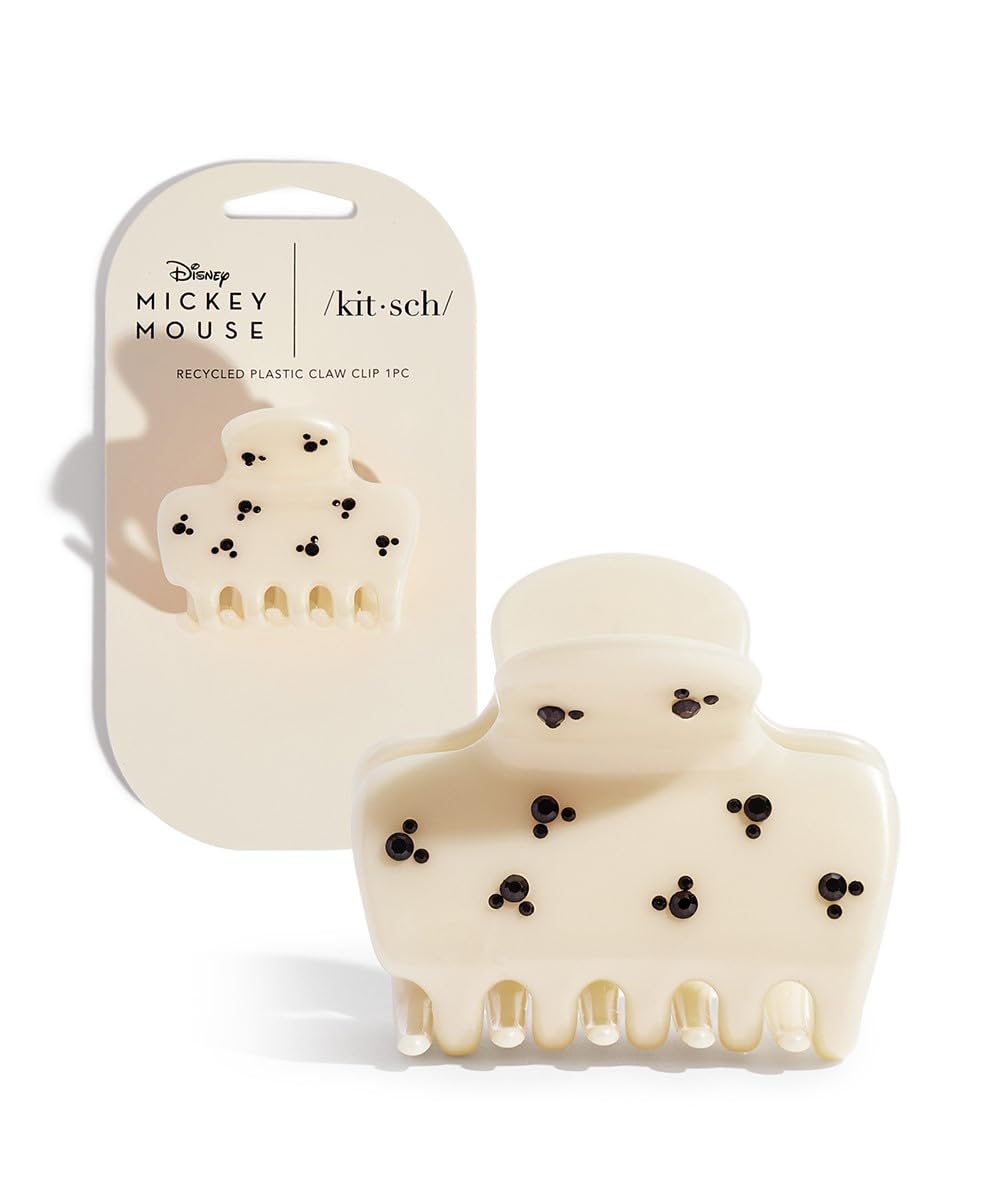 Kitsch Plastic Puffy Claw Clip - Hair Accessories For Women- Chocolate, 1pc