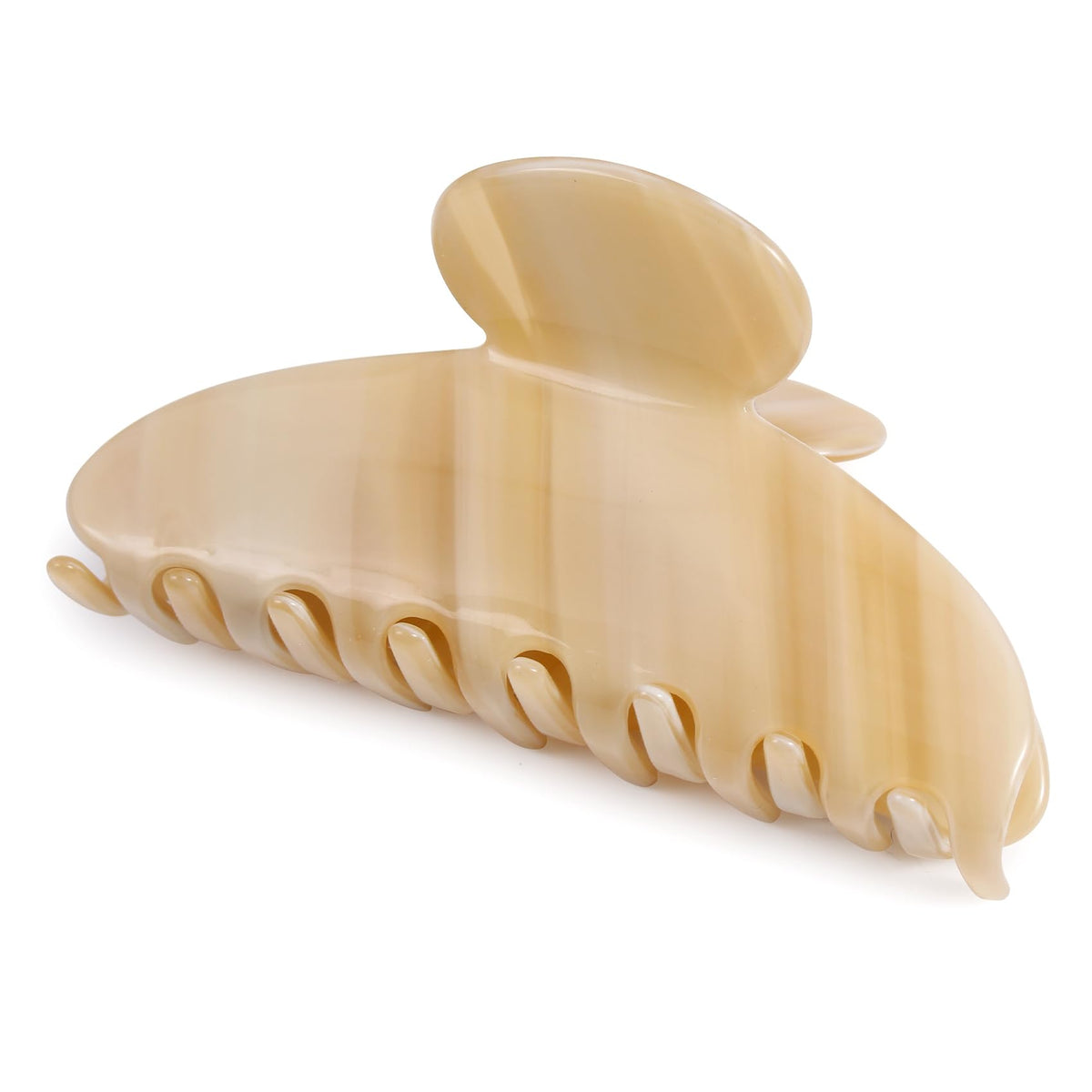 4 Inch Acetate Hair Clip, Olive Green Claw Clip for Women