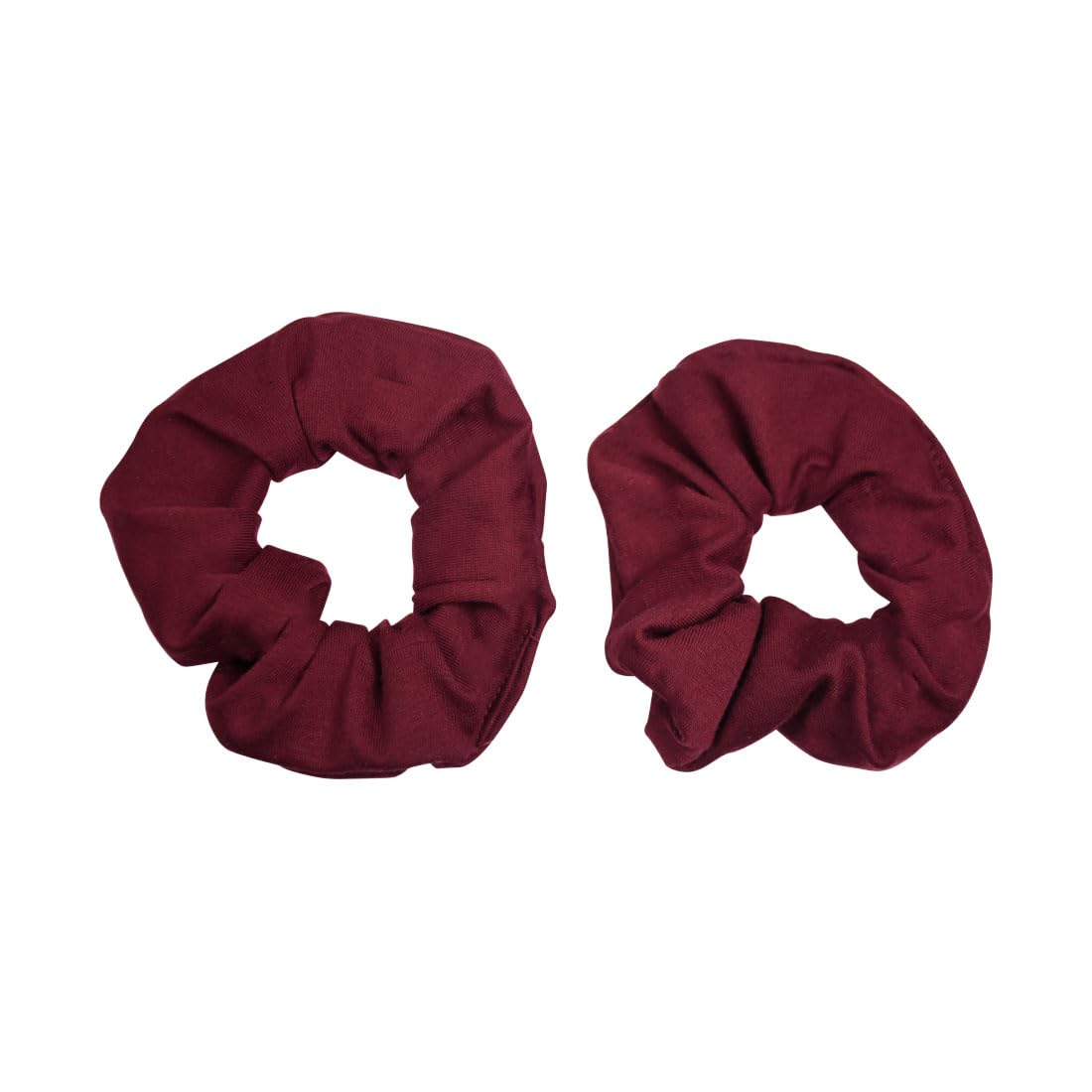 Motique Accessories Large Scrunchies for Thick Hair, 2 Pack, Black