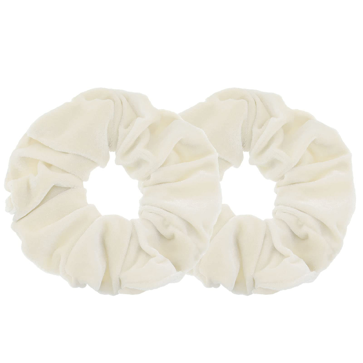 2 Pcs Large Size Scrunchies for Thick Hair Women Hair Ties Accessories (2 Taupe)