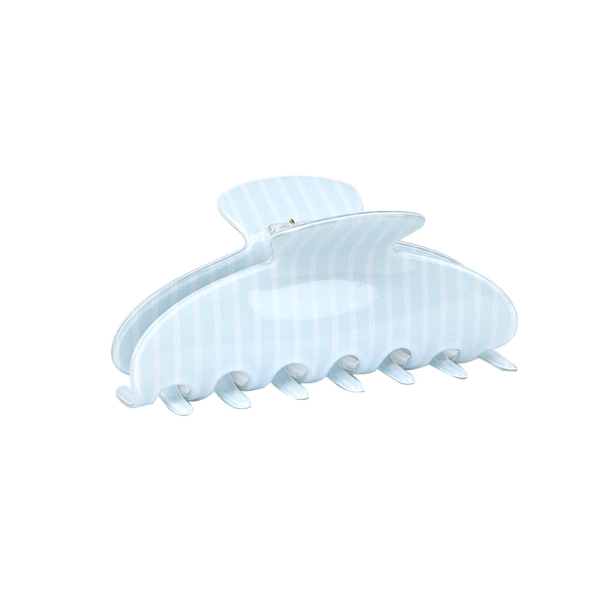 2 Acetate Hair Claw Clip for Women, 3.8-Inch Black and White Polka Dot Big Hair Clips Strong Hold No Slip Claw Clips for Thick or Thin Hair