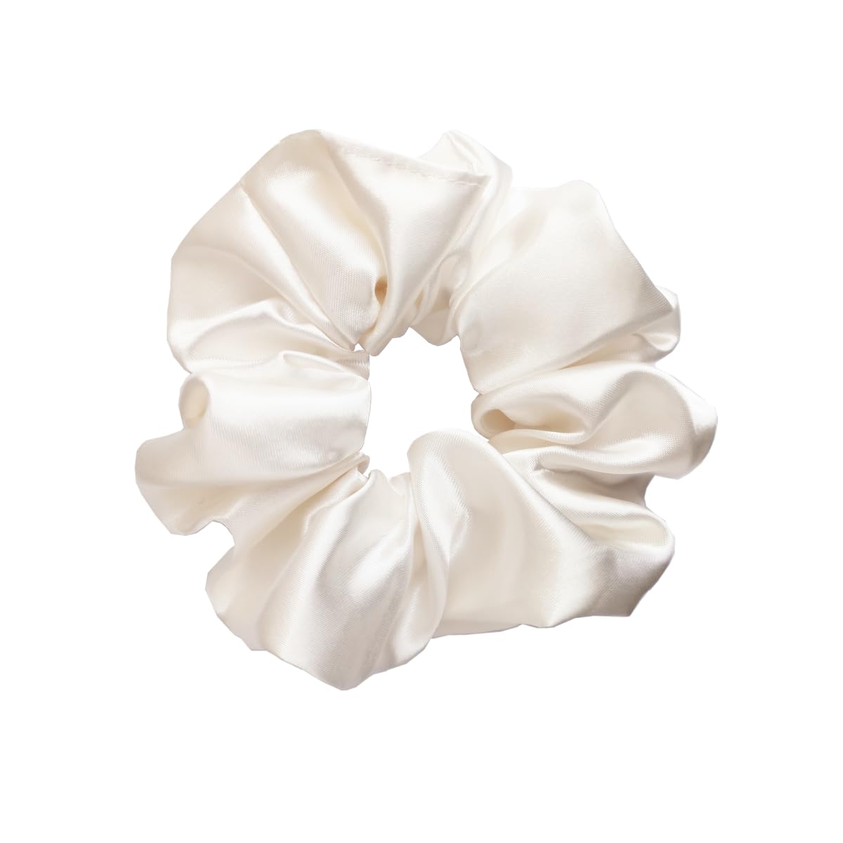Sufermoe 6 Pcs Satin Silk Hair Scrunchies, 6 Classic Colors, Soft Hair Ties, Fashion Hair Bands, Hair Bow Ropes, Hair Elastic Ponytail Holders for Women and Girls, 4.5 Inch
