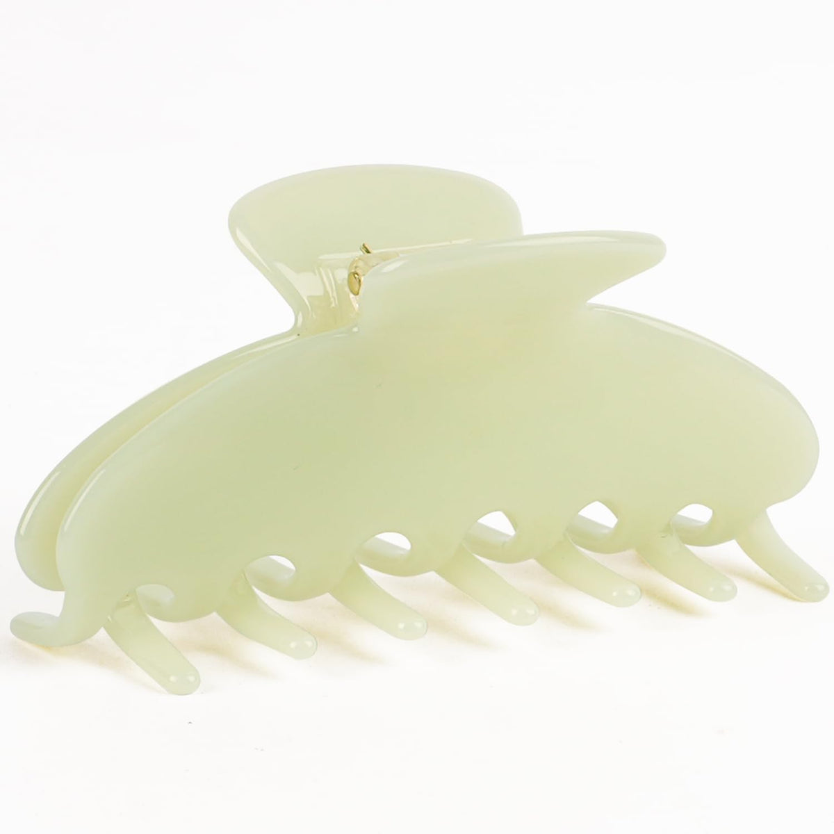 MAORULU Large Cute Claw Clip for Women, 4'', Pearl White