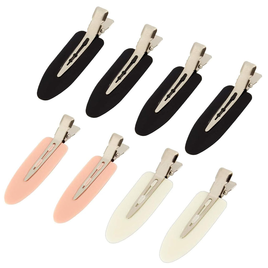 8Pcs No Bend No Crease Hair Clips, Small Flat Hair Clips for Women, Non Slip Makeup Bangs Hair Clip Hair Barrettes for Styling