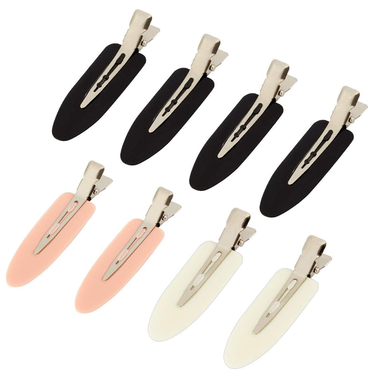 8Pcs No Bend No Crease Hair Clips, Small Flat Hair Clips for Women, Non Slip Makeup Bangs Hair Clip Hair Barrettes for Styling