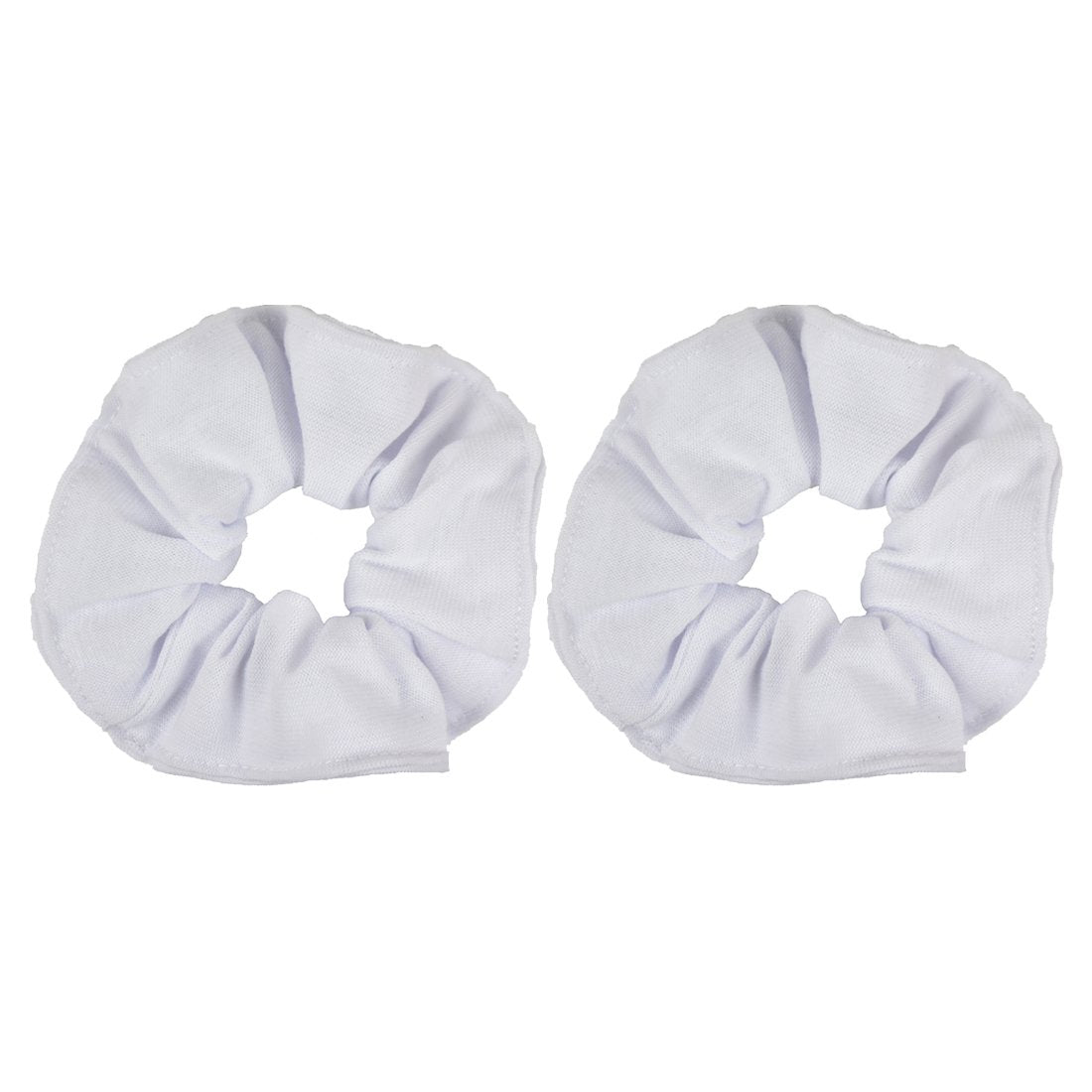 Motique Accessories Large Scrunchies for Thick Hair, 2 Pack, Black