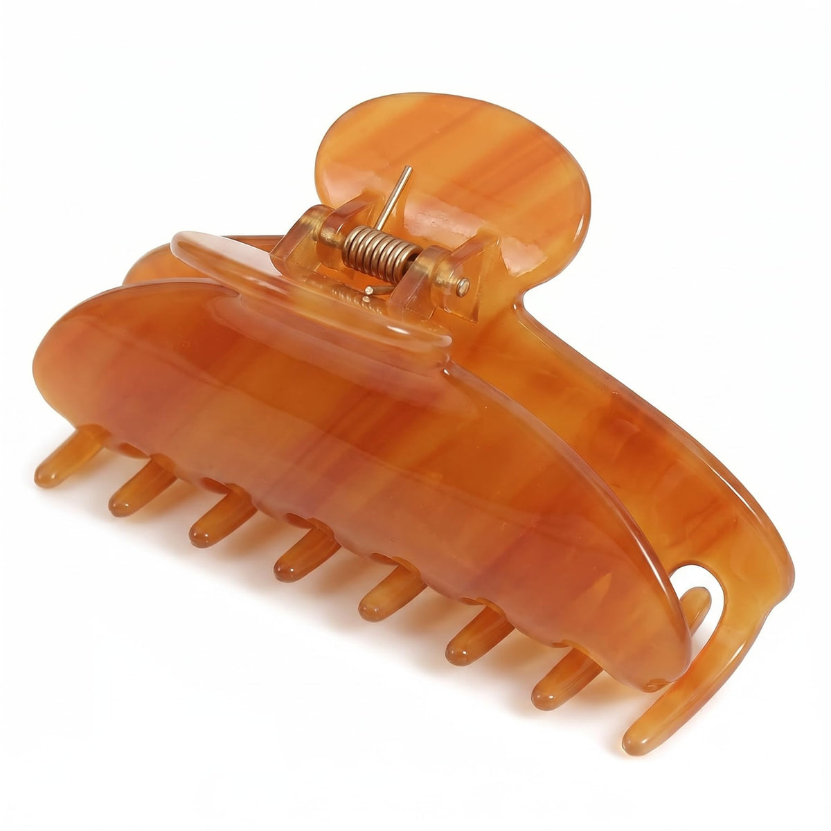 4 Inch Acetate Hair Clip, Olive Green Claw Clip for Women