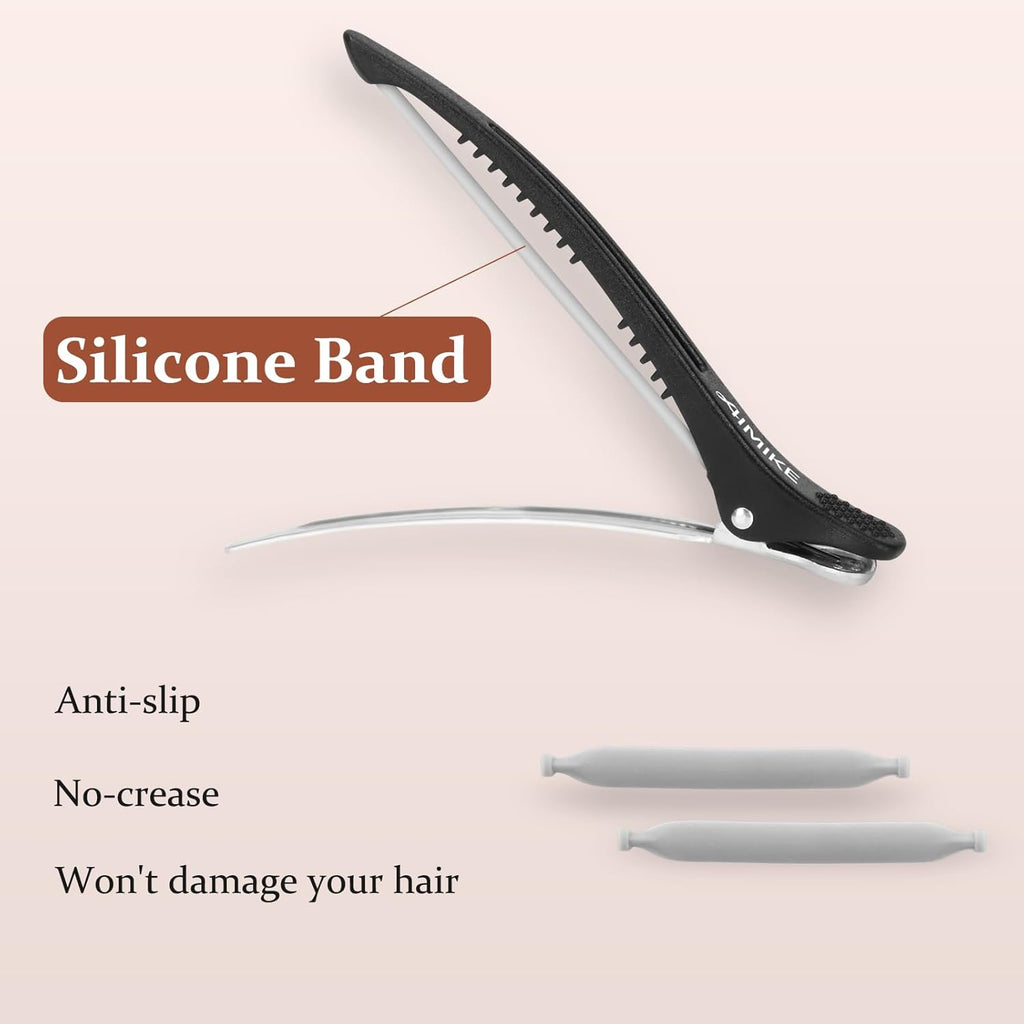 AIMIKE Hair Clips for Styling Sectioning, Barbers & Home Hair Cutting Clips
