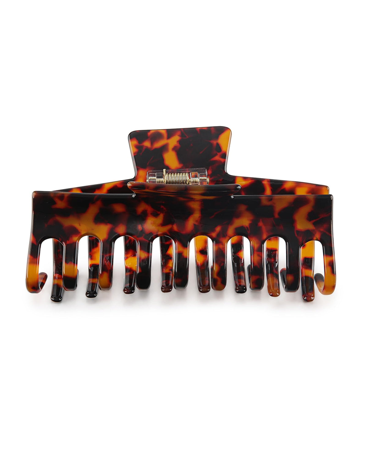 Molans Acetate Claw Clips for Women, 4.3" Tortoise Clamp for ThinThick Hair