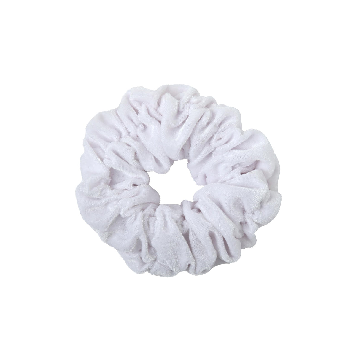 Motique Accessories Jumbo Velvet Scrunchie for Women, Black