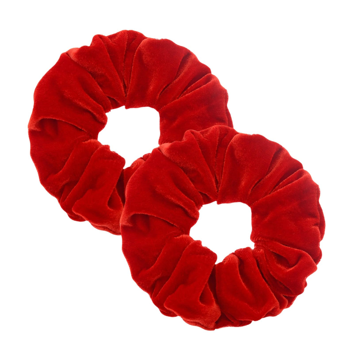 2 Pcs Large Size Scrunchies for Thick Hair Women Hair Ties Accessories (2 Taupe)