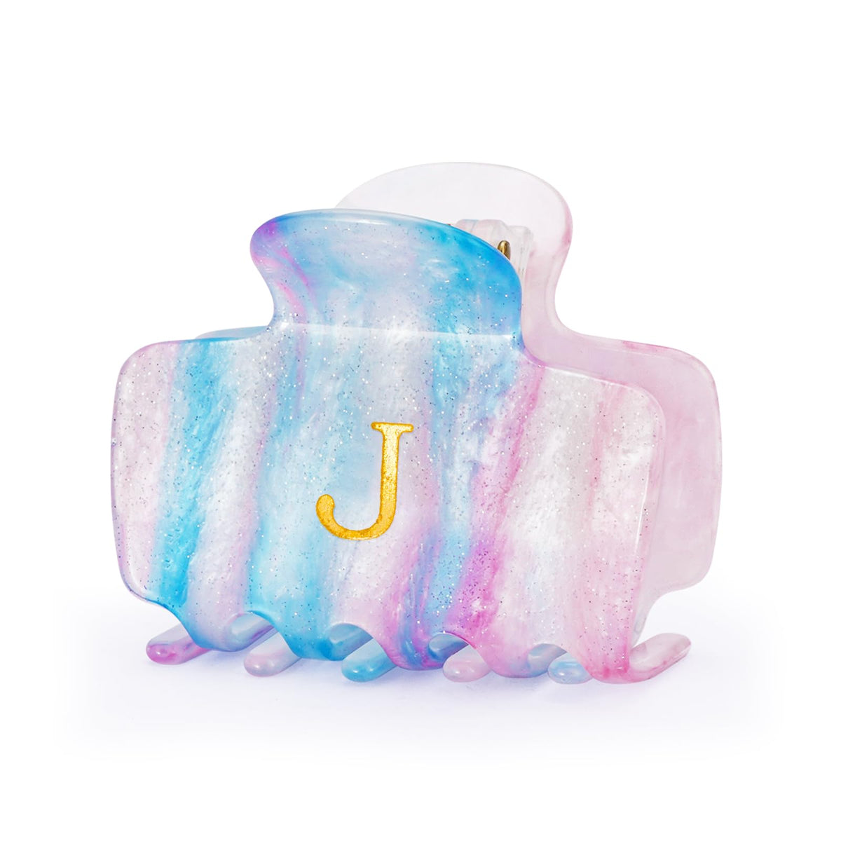 Gifts for Women Teen Girls,Small Initial Hair Clips - Lavender,A