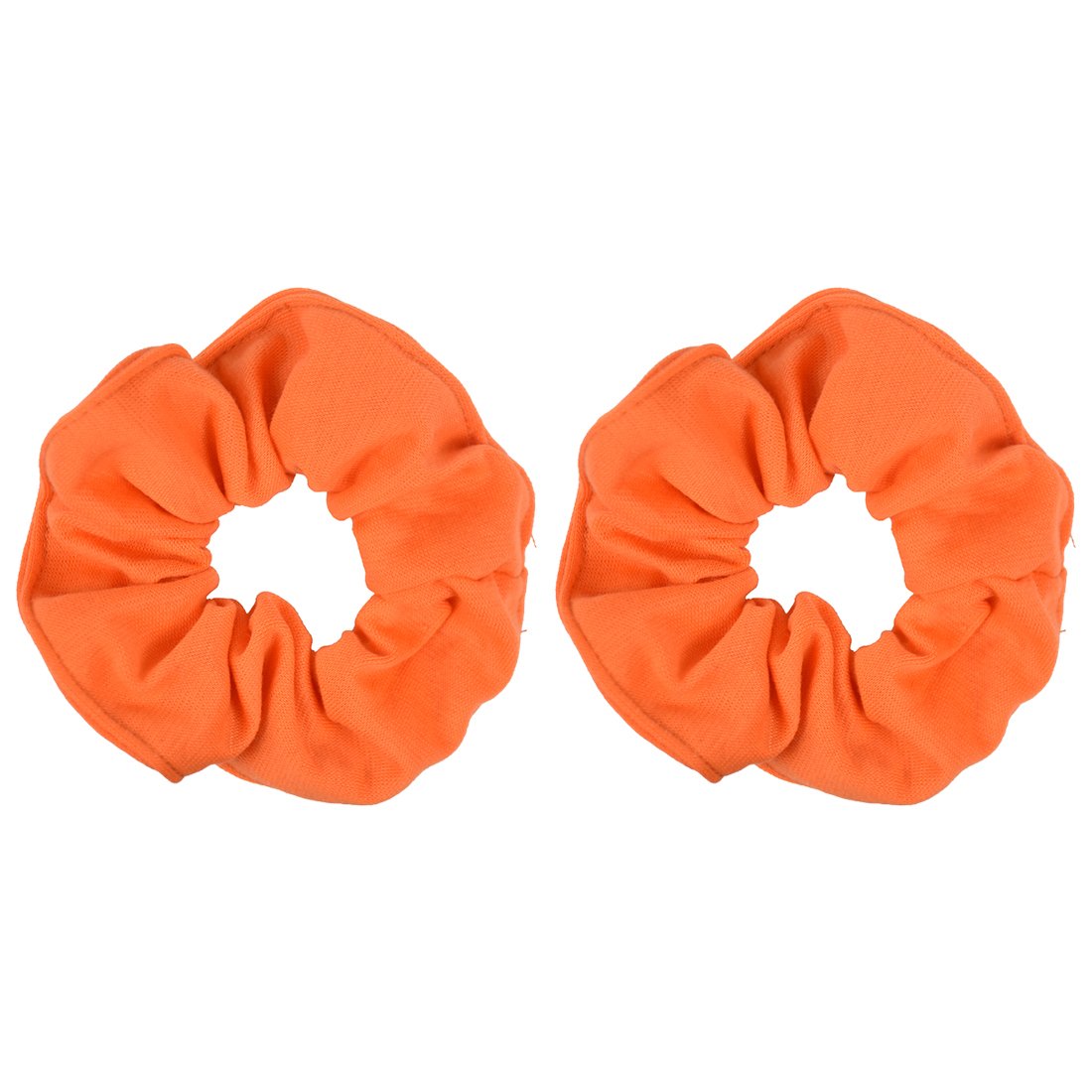 Motique Accessories Large Scrunchies for Thick Hair, 2 Pack, Black
