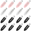 16Pcs Creaseless Hair Clips No bend or Dent No Crease Hair Bang Clip for Makeup Application Flat Hair Clips for Styling Women and Girls Makeup Accessories
