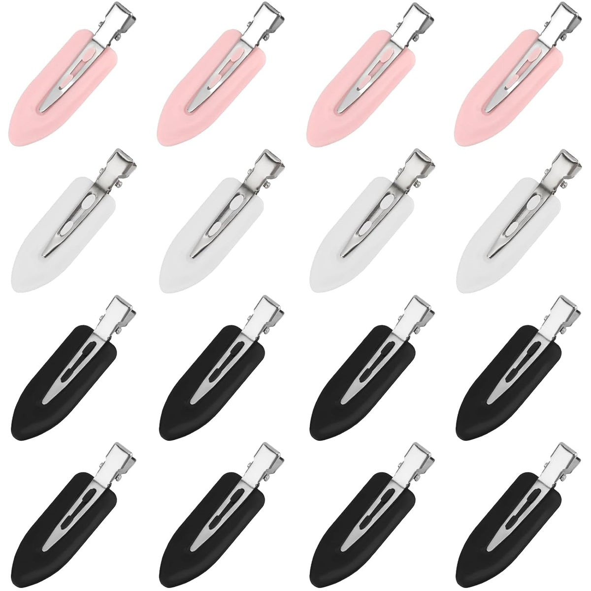 16Pcs Creaseless Hair Clips No bend or Dent No Crease Hair Bang Clip for Makeup Application Flat Hair Clips for Styling Women and Girls Makeup Accessories