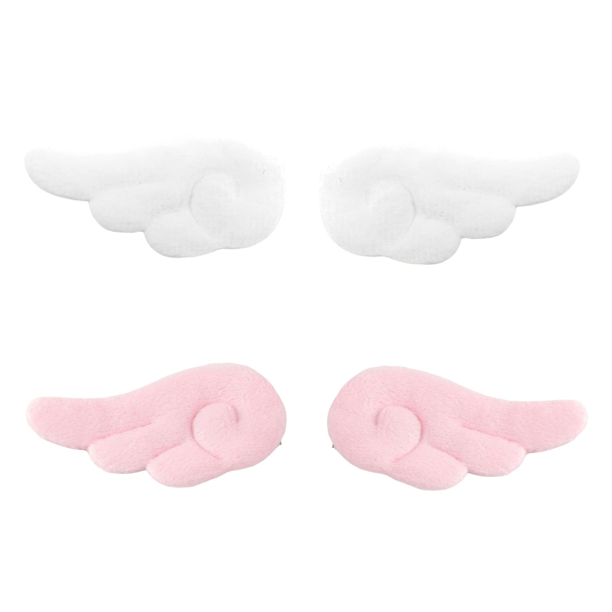2 Piece Angel Wing Hair Clips with Rhinestones Pink Creaseless Hair Clips for Women Cute Wing Hairpins Kawaii Cartoon Barrettes Cute Y2K Makeup Accessories