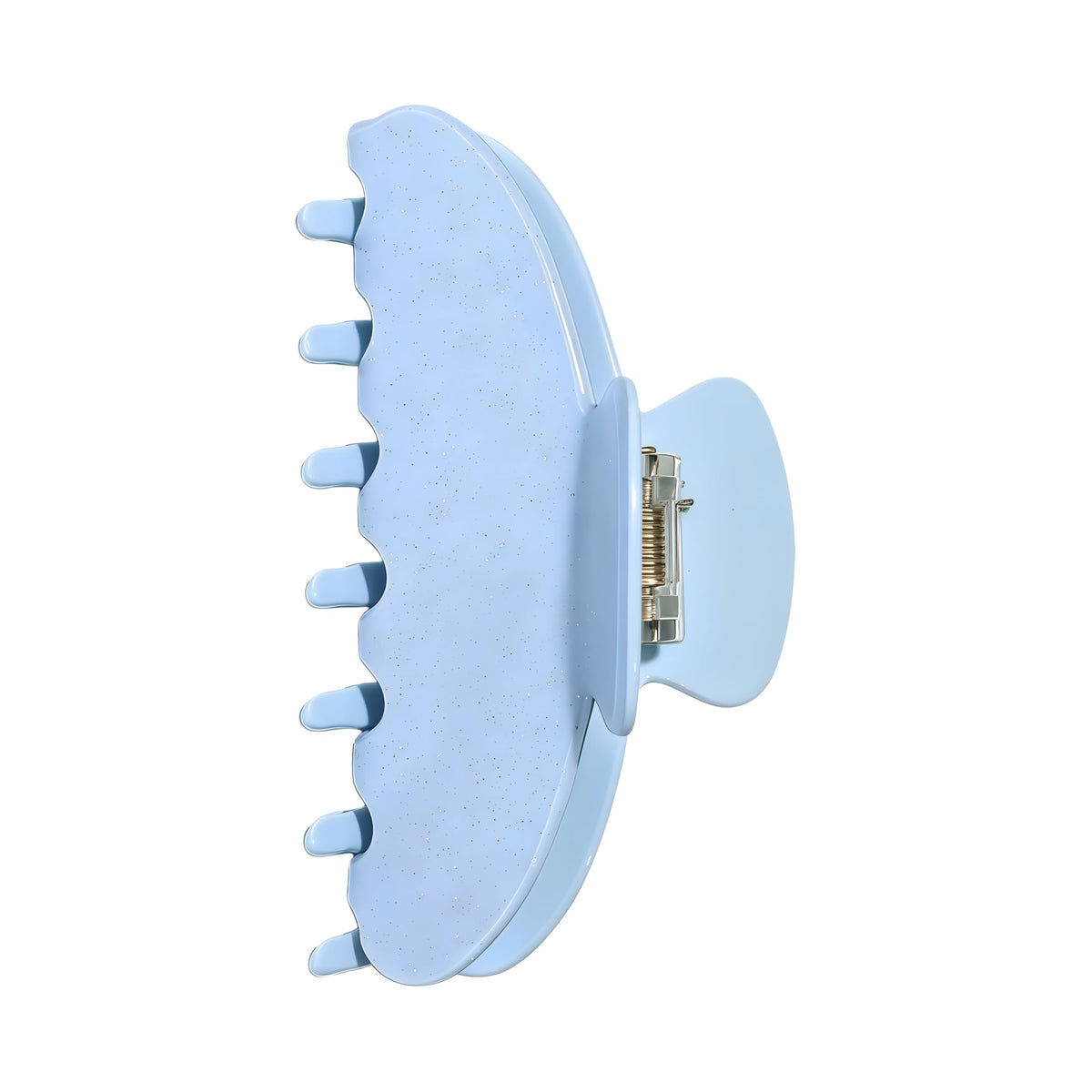 Durable Acetate Hair Clips - 4-Inch Wathet Blue Claw Clips for Fine and Thick Hair (Wathet Blue)