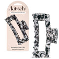 Kitsch Jumbo Open Shaped Hair Clip for Women - Black, 1pc
