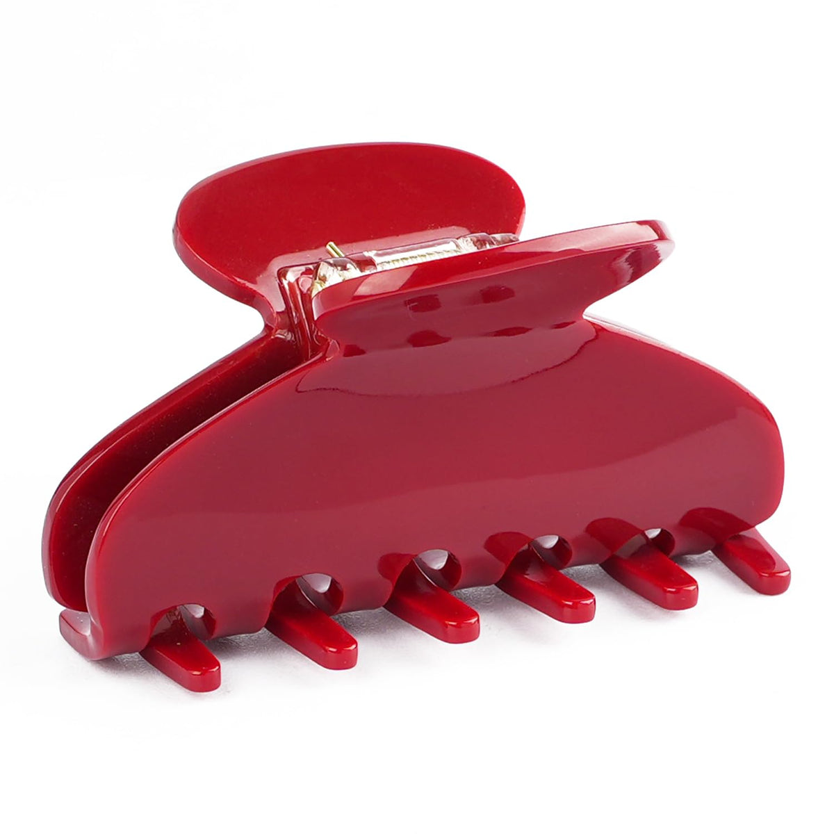 MAORULU Medium Cute Acetate Hair Claw Clip for Women Girls, 3 Inch Tortoise Shell Claw Clips for Thin & Medium Thick Hair, Durable French Banana Clip with Gift Box, Celluloid Accessories