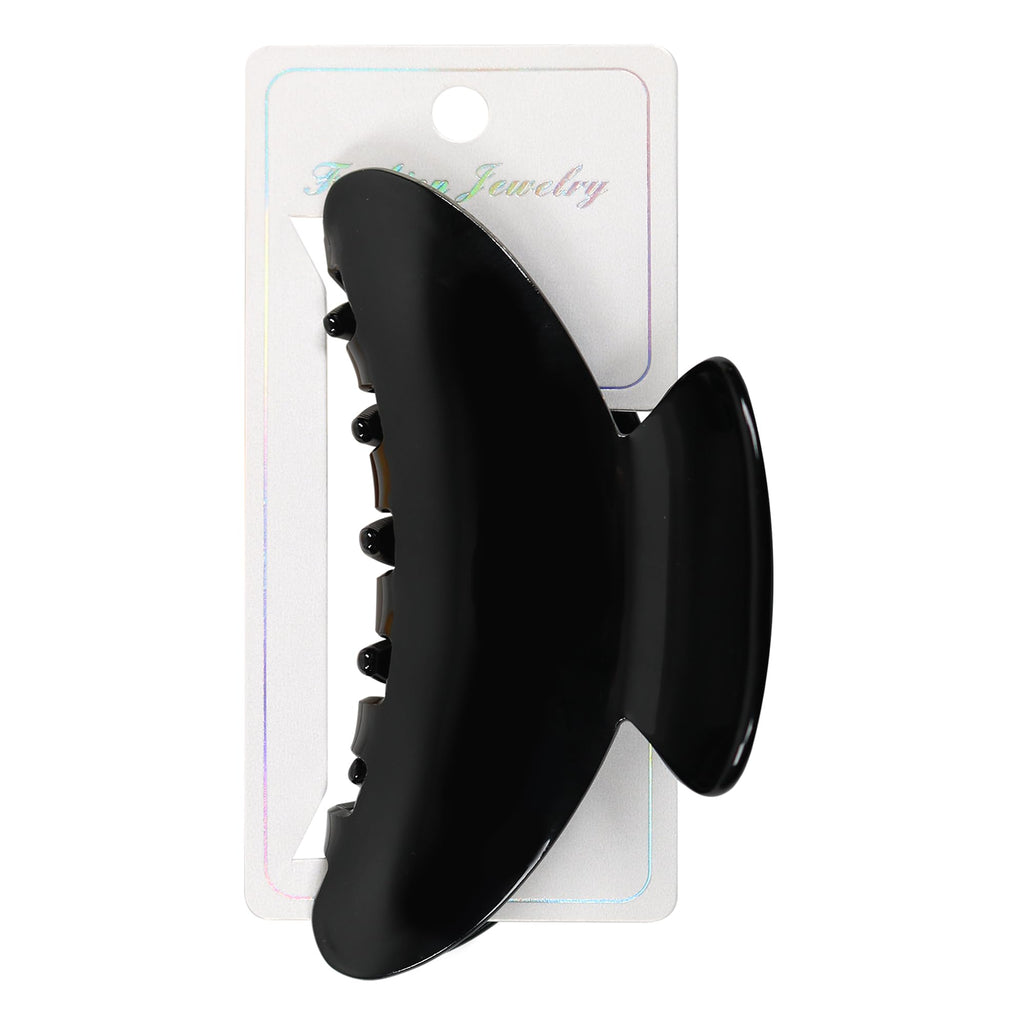 OWIIZI Durable Acetate Hair Clips for Women 4.13" Larger Claw Clips (White)