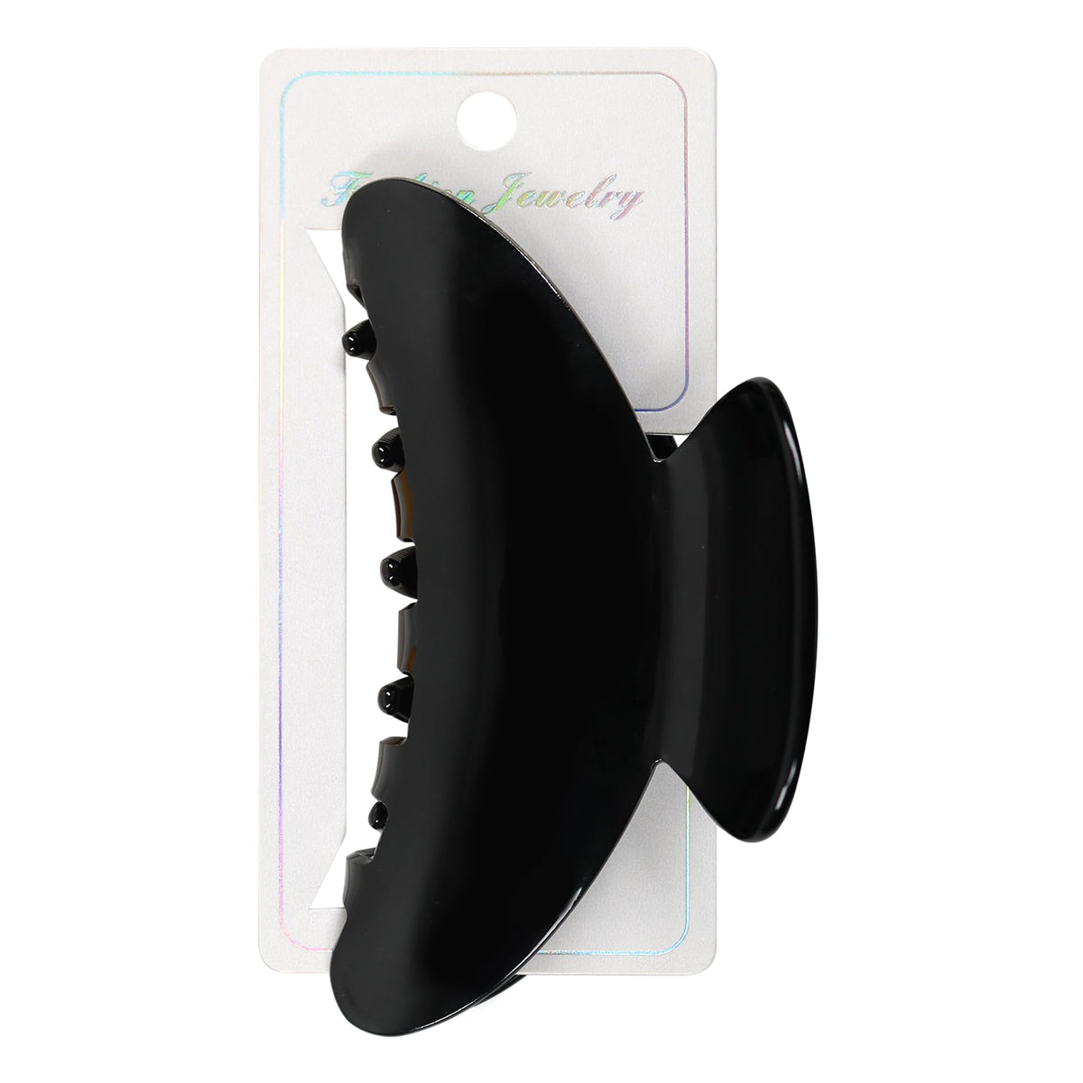OWIIZI Durable Acetate Hair Clips for Women 4.13" Larger Claw Clips (White)