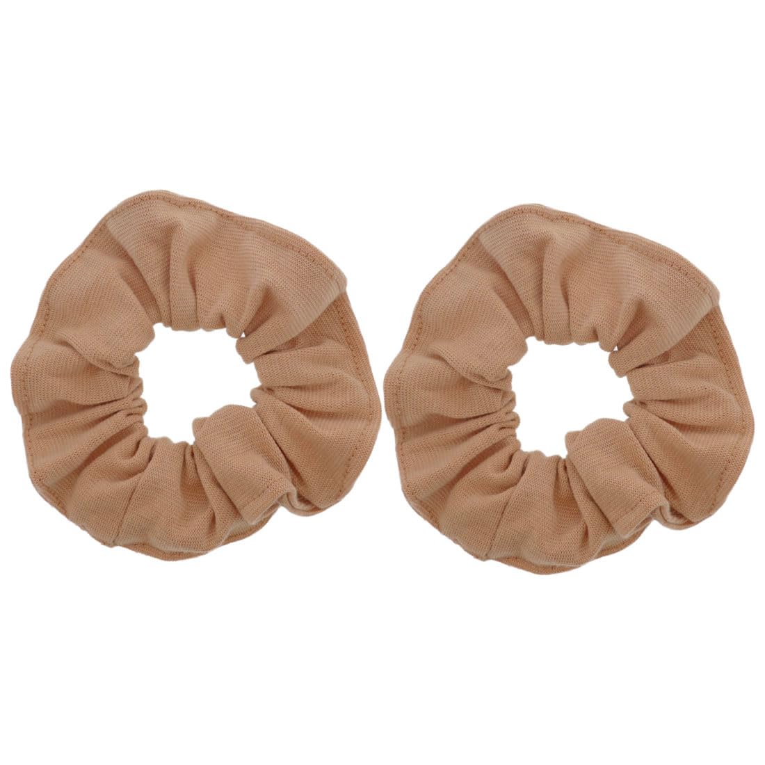 Motique Accessories Large Scrunchies for Thick Hair, 2 Pack, Black