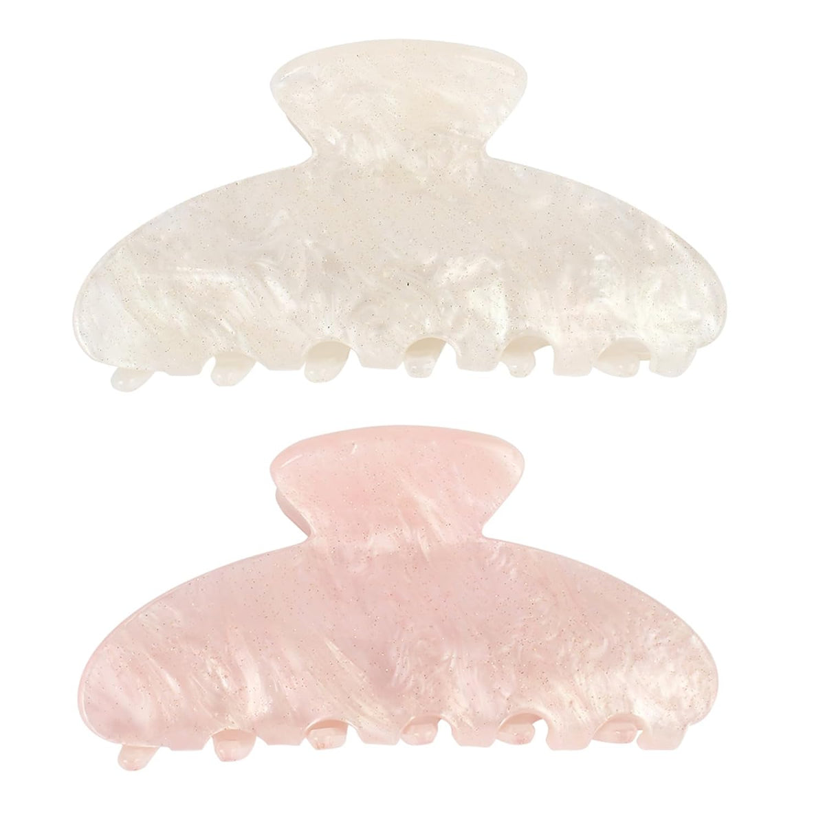Canitor Hair Claw Clips for Women Acrylic Marbled Hair Clips for Thick Thin Hair Emi Cute Hair Accessories Stocking Stuffers Preppy Teen Girl Gifts Trendy Stuff