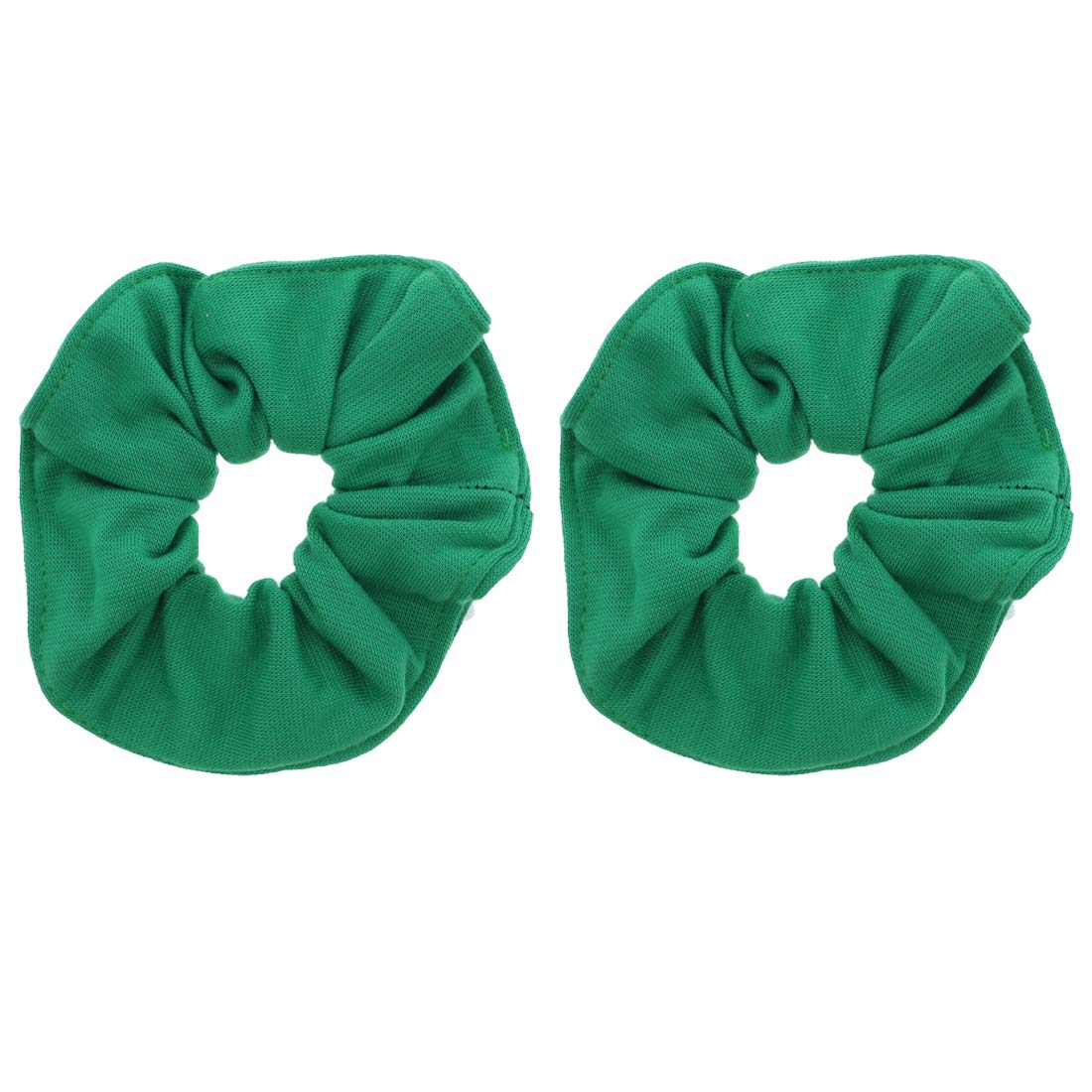 Motique Accessories Large Scrunchies for Thick Hair, 2 Pack, Black