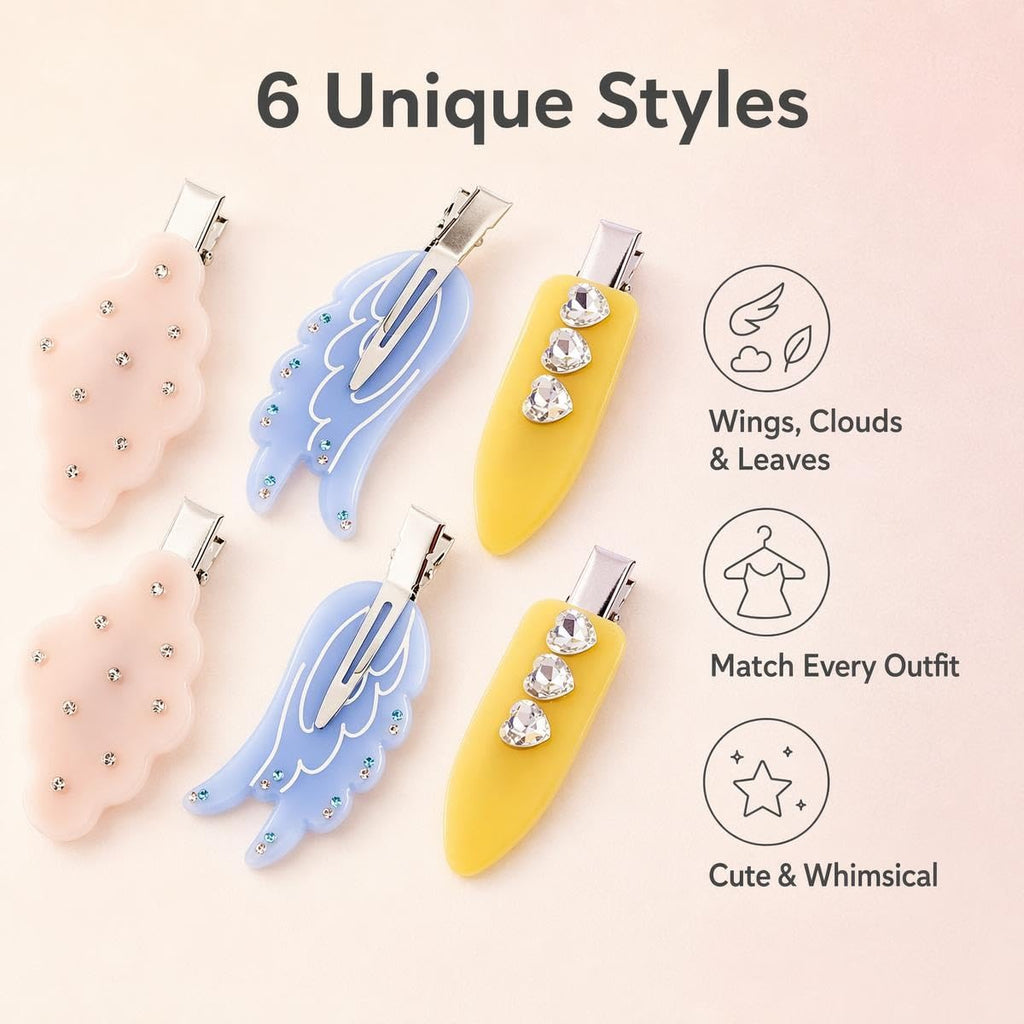 Creaseless Hair Clips No Crease No Bend Clips for Bangs Makeup