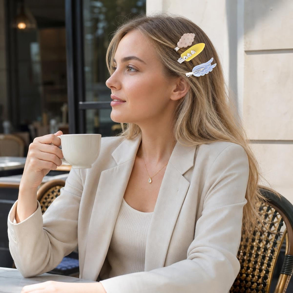 Creaseless Hair Clips No Crease No Bend Clips for Bangs Makeup