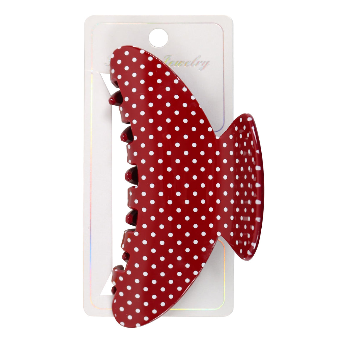 OWIIZI Durable Acetate Hair Clips for Women 4.13" Larger Claw Clips (White)