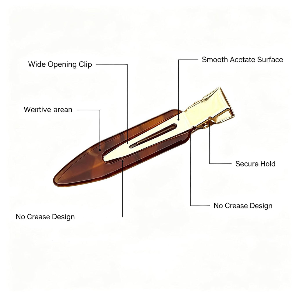 4 PCS No Crease Hair Clips for Women, Creaseless Hair Clip for Thick & Fine
