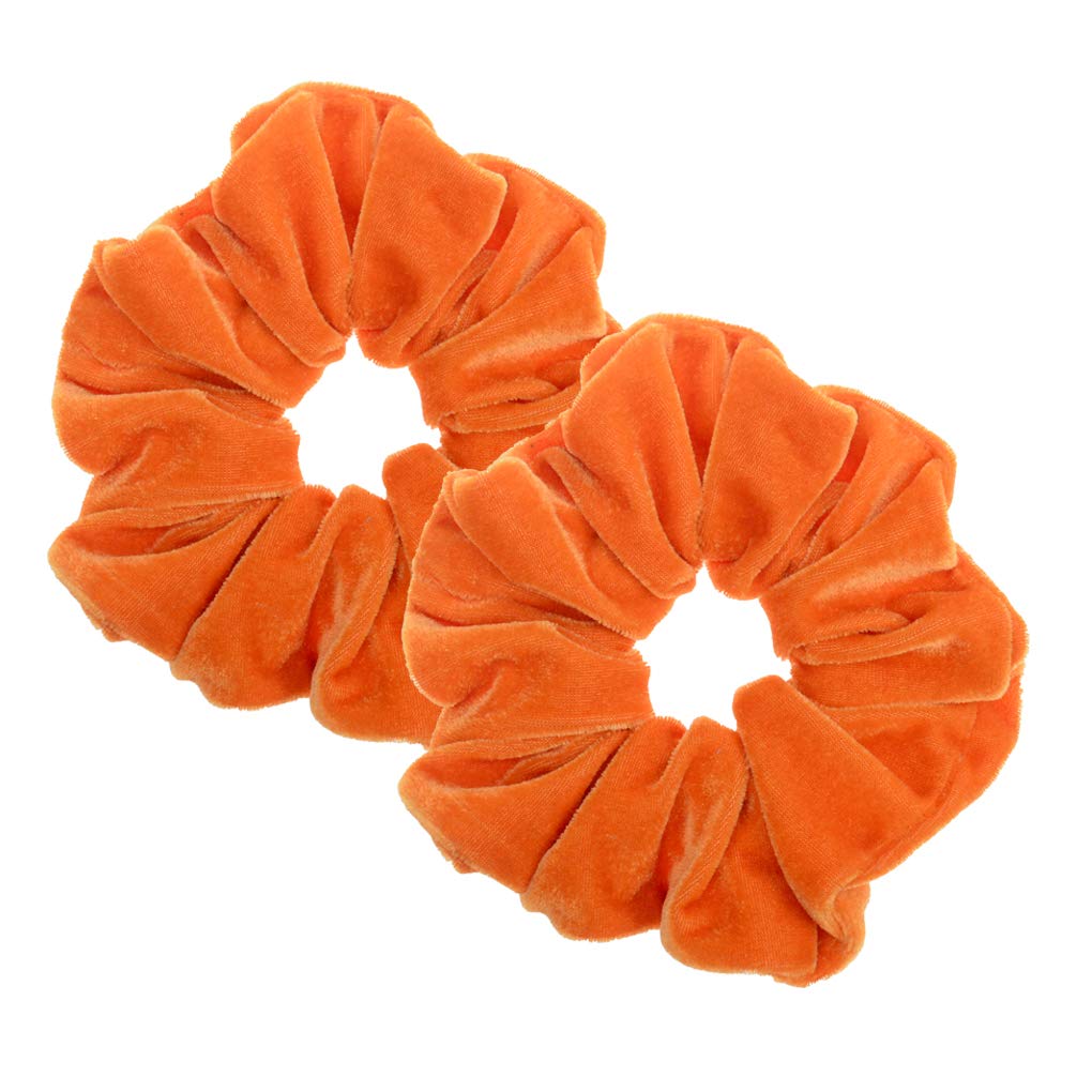 2 Pcs Large Size Scrunchies for Thick Hair Women Hair Ties Accessories (2 Taupe)